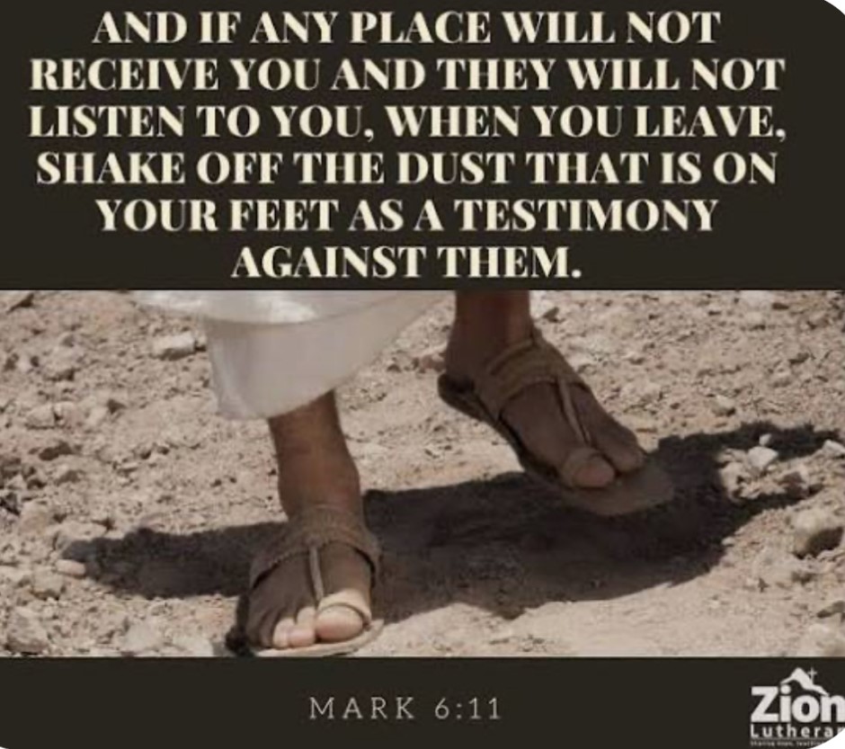 Mark 6:11